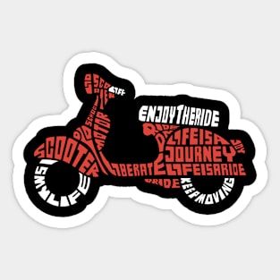 Enjoy The Ride Sticker